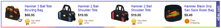 hammer bowling bags on ebay